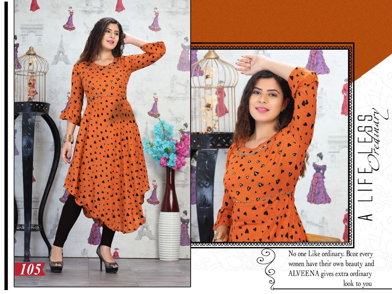 Trendy Sharavya Casual Daily Wear Rayon Printed Designer Kurti Collection